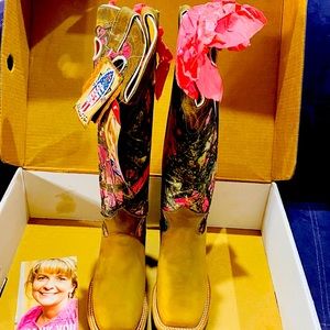 Justin Gaucho 17” Snake Boots